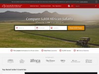 Desktop screenshot for safaribookings.com