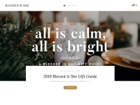 Desktop screenshot for blessedisshe.net