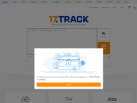 Desktop screenshot for 17track.net