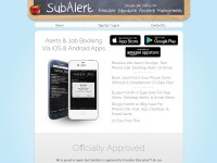 Desktop screenshot for substitutealert.com