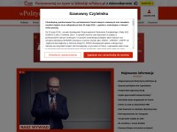 Desktop screenshot for wpolityce.pl