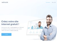 Desktop screenshot for webnode.fr