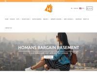 Desktop screenshot for homansbargainbasement.com