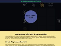 Desktop screenshot for immaculate-grid.com