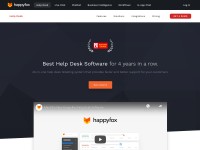 Desktop screenshot for happyfox.com