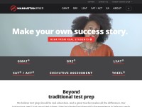 Desktop screenshot for manhattanprep.com