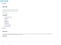Desktop screenshot for zaius.com