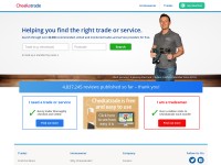 Desktop screenshot for checkatrade.com