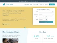 Desktop screenshot for essayshark.com