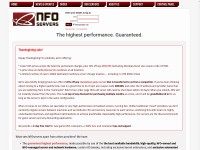 Desktop screenshot for nfoservers.com