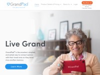 Desktop screenshot for grandpad-push.com