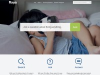 Desktop screenshot for fixya.com