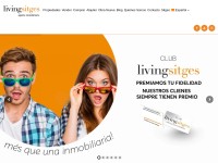 Desktop screenshot for livingsitges.com
