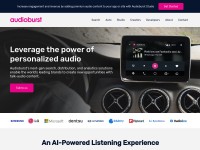 Desktop screenshot for audioburst.com