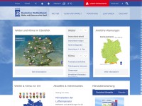 Desktop screenshot for dwd.de