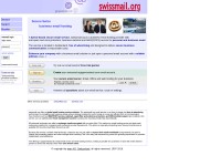 Desktop screenshot for swissmail.org
