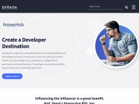 Desktop screenshot for answerhub.com