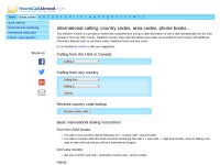 Desktop screenshot for howtocallabroad.com