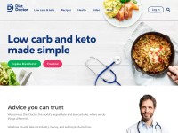 Desktop screenshot for dietdoctor.com