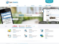 Desktop screenshot for syncsearch.jp