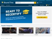 Desktop screenshot for boundtree.com