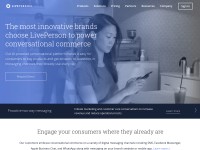 Desktop screenshot for liveperson.com