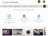 Desktop screenshot for janefriedman.com
