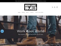 Desktop screenshot for workbootworld.com