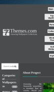 How 7-themes.com looks like on a mobile device such as an iPhone.