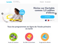 Desktop screenshot for kartable.fr