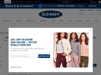 Desktop screenshot for oldnavy.com