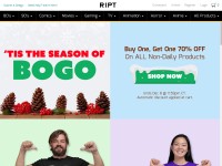 Desktop screenshot for riptapparel.com