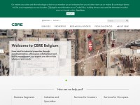 Desktop screenshot for cbre.be