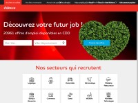 Desktop screenshot for adecco.fr