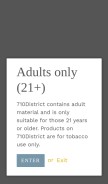 How 710district.com looks like on a mobile device such as an iPhone.