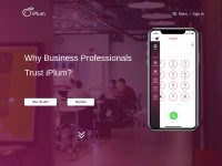 Desktop screenshot for iplum.com