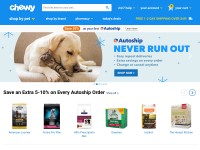 Desktop screenshot for chewy.com