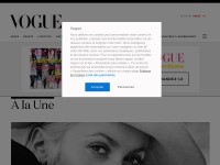 Desktop screenshot for vogue.com