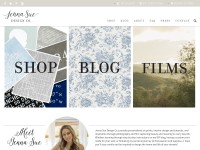 Desktop screenshot for jennasuedesign.com