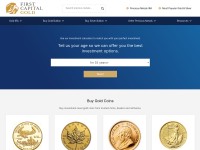 Desktop screenshot for firstcapitalgold.com