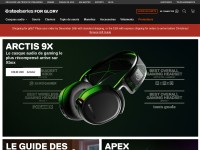 Desktop screenshot for steelseries.com