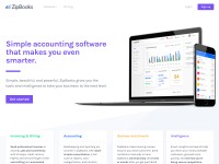 Desktop screenshot for zipbooks.com