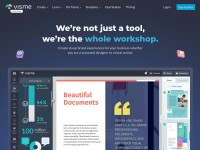 Desktop screenshot for visme.co