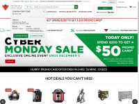 Desktop screenshot for canadiantire.ca