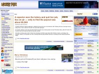 Desktop screenshot for lotterypost.com