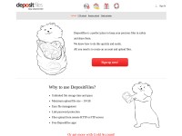 Screenshot of depositfiles.com