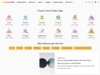 Desktop screenshot for horoscope.com