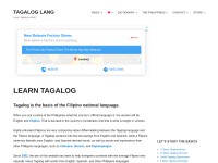 Desktop screenshot for tagaloglang.com