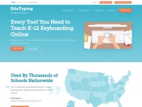Desktop screenshot for edutyping.com