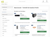 Desktop screenshot for macconsultshop.de